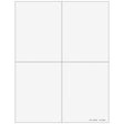 4up Blank W-2 & 1099 Form - Quadrants (without Instructions)