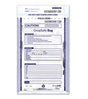 5 x 9 1/2" Drop Safe Style Deposit Bag, Clear - 100 Qty