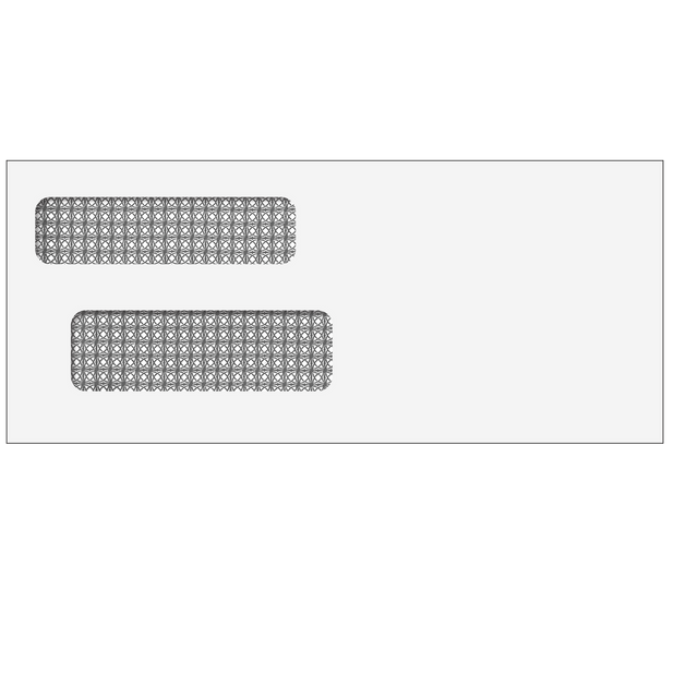 #9 Double Window Envelope (Moisture Seal)