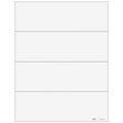 4up Blank W-2 Form - Horizontal Perforation