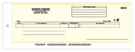 Cash Disbursement Center Check-2 Part