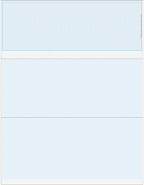 Lattice Blank Business Checks on Top - Lattice Blue