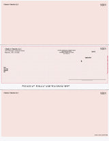 Lattice Imprinted Business Checks in Middle - Good Security