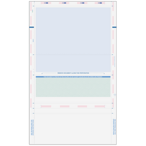 Pressure Seal EZ-Fold Green Check with Cubes Background - 500 Qty