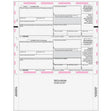 11" Pressure Seal 1099-NEC Form - Z Fold Recipient (Copies B, 2)