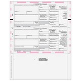 11'' Pressure Seal 1099-MISC Form - Z Fold Recipient (Copies B, 2)