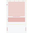 Pressure Seal EZ-Fold Burgundy Check with Flat Background - 500 Qty