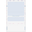 Pressure Seal EZ-Fold Blue Check with Flat Background- 500 Qty