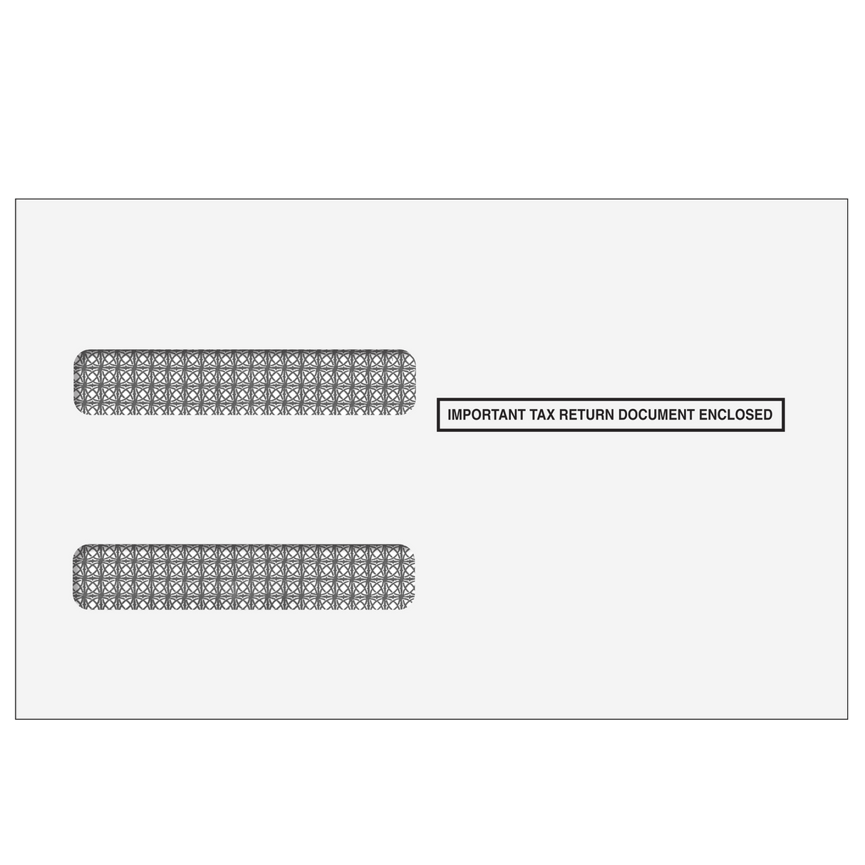 4up W-2 Double Window Envelope (for Inserting Equipment)