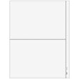 Blank 1099 2up Paper (with 1/2" Side Perforation)