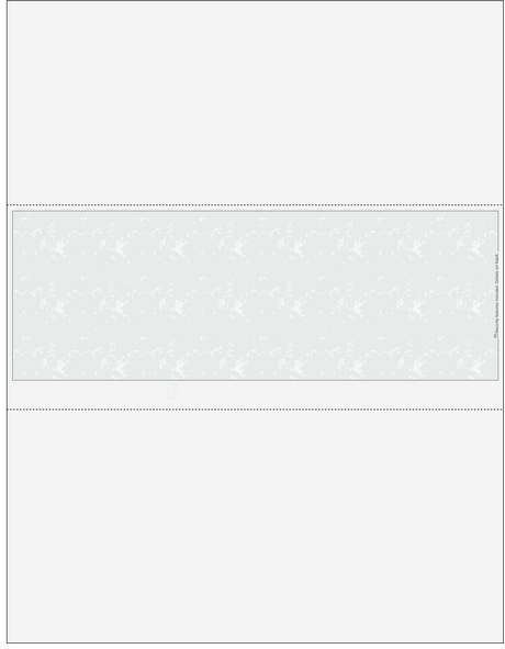 Marble Gray Blank Business Check In Middle