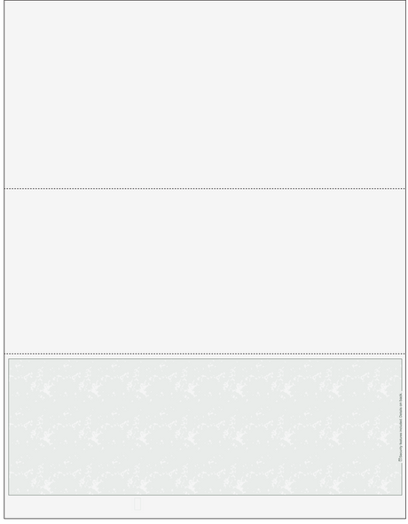 Marble Gray  Blank Business Check on Bottom