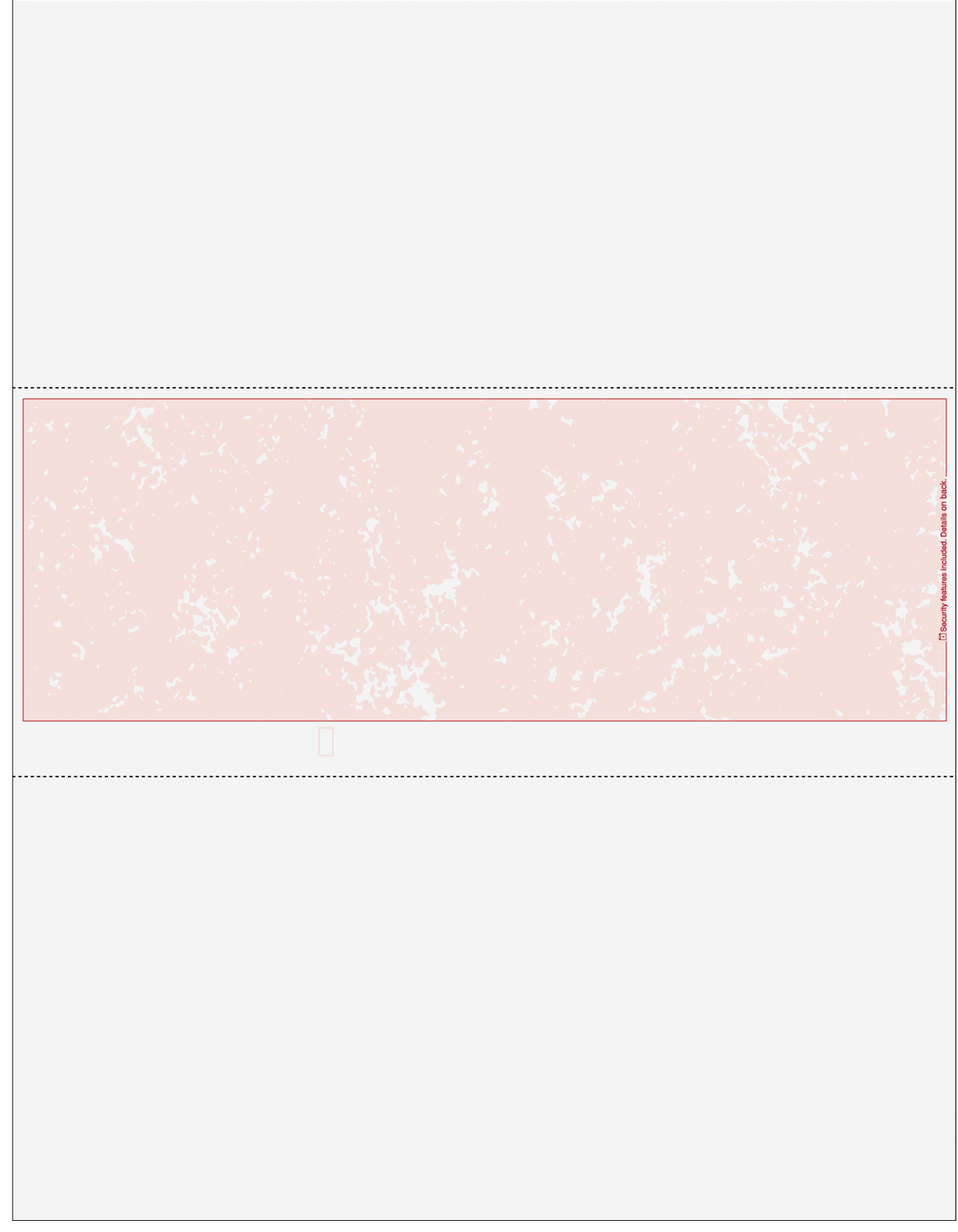 Marble Burgundy Blank Business Check In Middle