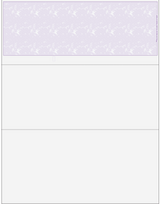 Marble Purple Blank Business Check on Top