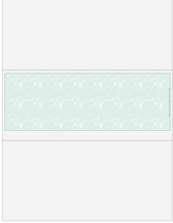 Marble Teal Blank Business Check In Middle