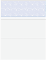 Marble Blue Blank Business Check on Top