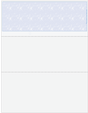 Marble Blue Blank Business Check on Top