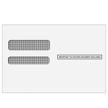 1095 Double Window Envelope (Moisture Seal)