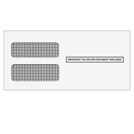 3up 1099 Double Window Envelope (Moisture Seal) - 25 Qty