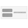3up 1099 Double Window Envelope (Self Seal) - 25 Qty