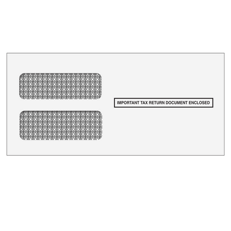 3up 1099 Double Window Envelope (Self Seal) - 25 Qty