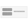3up 1099 Double Window Envelope (for Inserting Equipment) - 500 Qty