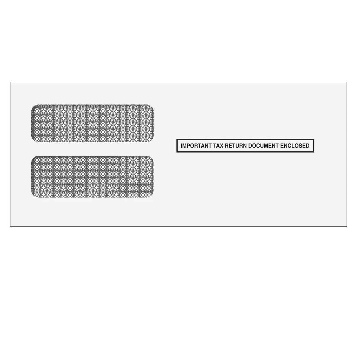 3up 1099 Double Window Envelope (for Inserting Equipment) - 500 Qty