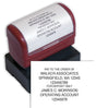 Pre-Inked Endorsement Stamp - Widely Accepted Layout