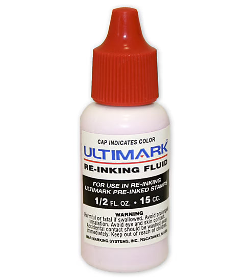 Red Ink Refill for Pre-Inked Stamp