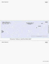 Marble Imprinted Business Check In Middle - Better Security - Marble Blue