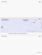 Marble Imprinted Business Check In Middle - Better Security - Marble Blue