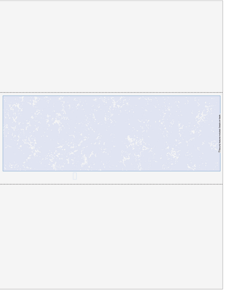 Marble Blank Business Checks in Middle - Better Security Marble Blue
