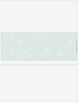 Marble Blank Business Checks in Middle - Better Security Marble Green