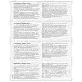 W-2 Employer State, City or Local, Copy 1/D - 4up Horizontal