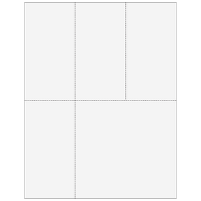 Universal 4up Blank W-2 & 1099 Form