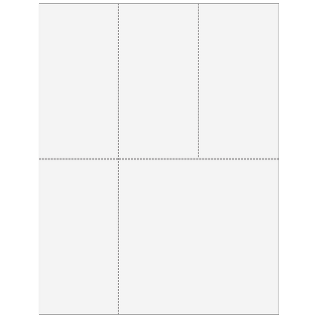 Universal 4up Blank W-2 & 1099 Form