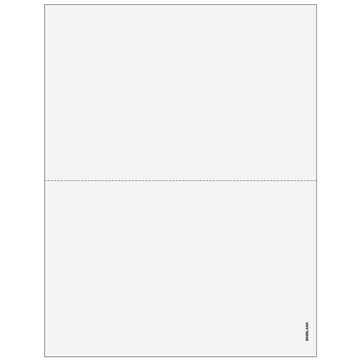 2up Blank 1095 Form (without instructions)