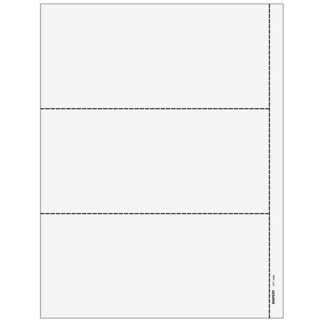 3up Blank 1099 Form (without Instructions)