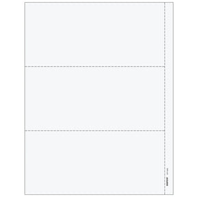 3up Blank 1099-MISC Form (with Instructions)