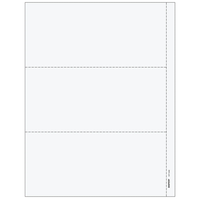 3up Blank 1099-MISC Form (with Instructions)