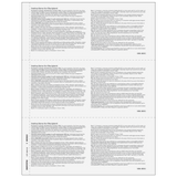 3up Blank 1099-MISC Form (with Instructions)