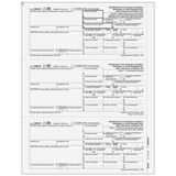 1099-R Distributions From Pensions, etc. Condensed 3up Recipient Copies B/C/2