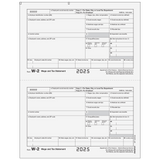 Form W-2 Copy 1/D Employer State, City or Local, and Record Copy