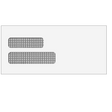 Double Window Envelope (Moisture Seal) 4 1/8 x 9 -500 Qty