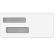 Double Window Envelope (Moisture Seal) 4 1/8 x 8 7/8 - 500 Qty