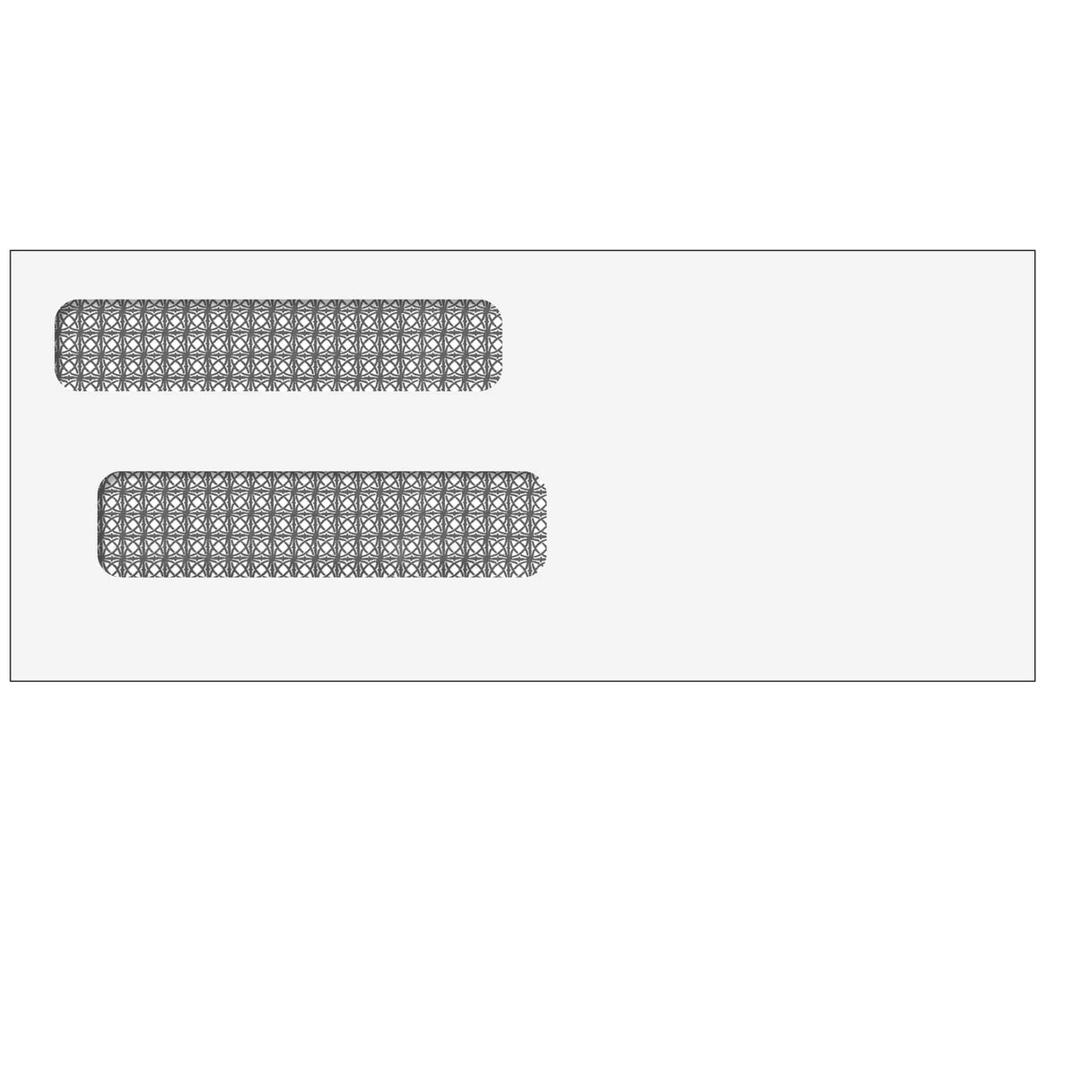 Double Window Envelope (Moisture Seal) 3 5/8 x 8 5/8 -500 Qty 