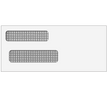 Double Window Envelope (Self Seal) 3 3/4 x 8 5/8- 500 Qty
