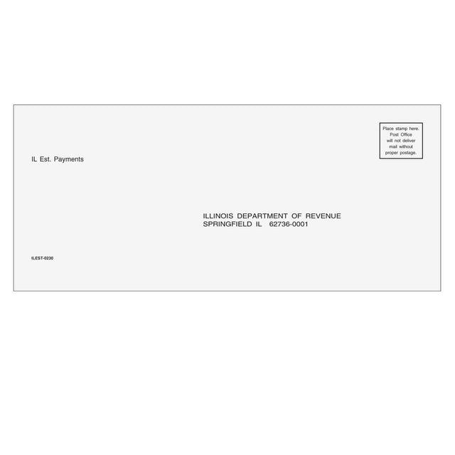 Illinois Estimate Envelope