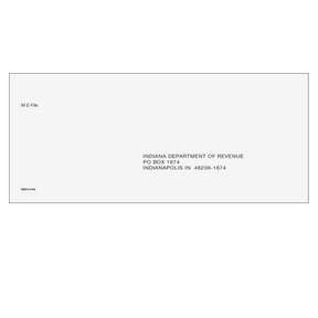 Indiana State E-File Envelope