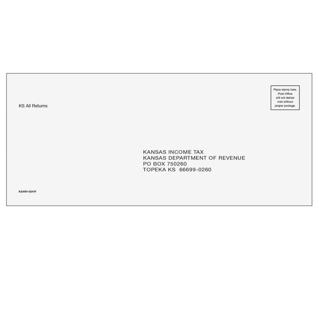 Kansas All Returns & E-file Envelope